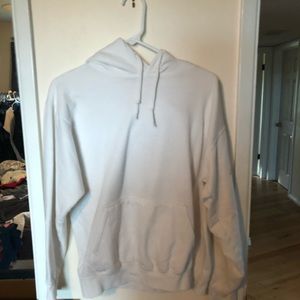 Brandy Melville john galt white thick hoodie